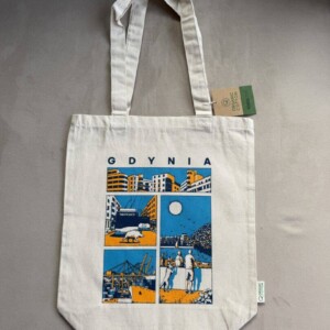 I Love Gdynia - najlepszy sklep z pamiątkami - Torba beżowa "Gdynia mozaika"