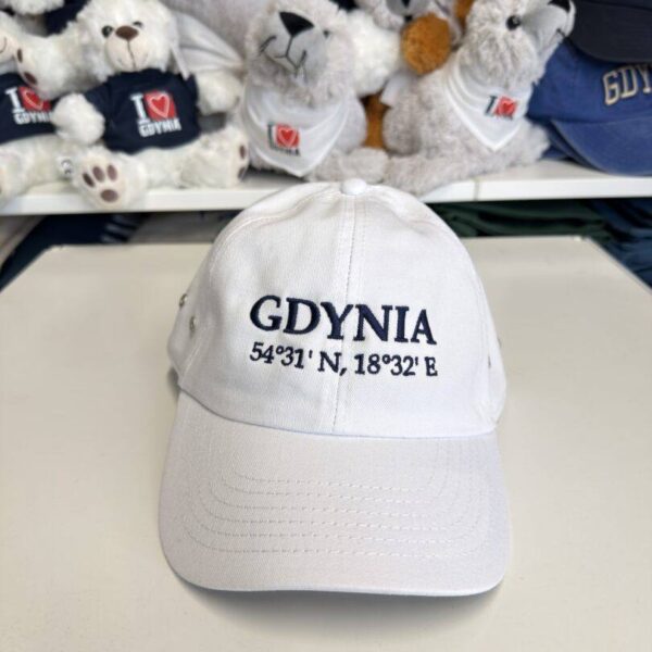 I Love Gdynia - najlepszy sklep z pamiątkami - Czapka granatowa GDYNIA z żaglem