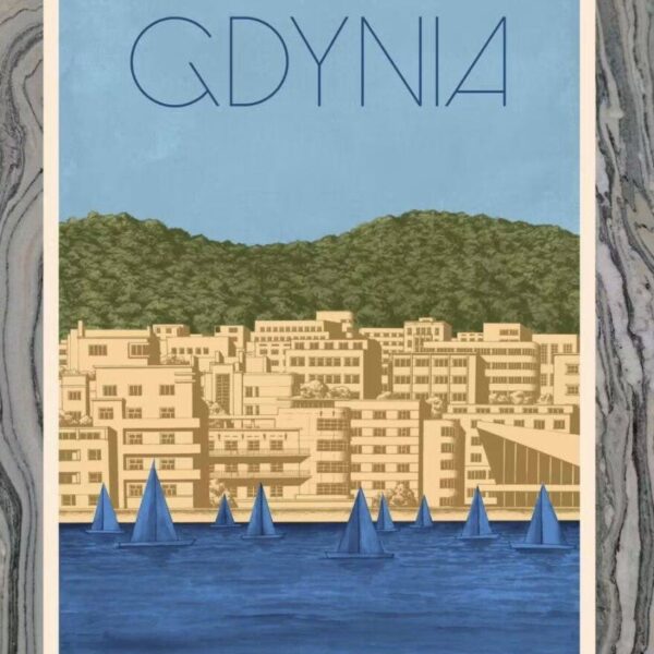 I Love Gdynia - najlepszy sklep z pamiątkami - Plakat Gdynia 2 Jana Rutki