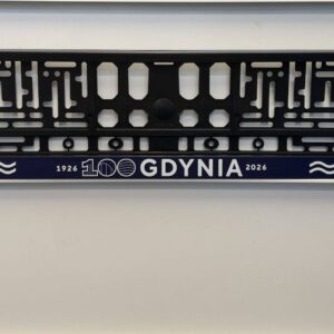 I Love Gdynia - najlepszy sklep z pamiątkami - Ramka pod tablice rejestracyjne "100 Gdynia"