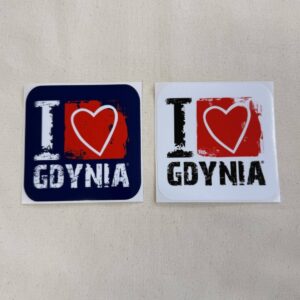 I Love Gdynia - najlepszy sklep z pamiątkami - Naklejka "I love Gdynia"